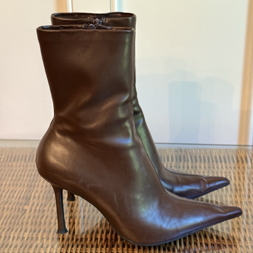 Jeffrey Campbell Women's Daring Boots Size 7.5 Coffee Brown
